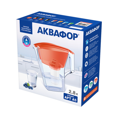 Кувшин АКВАФОР Арт с модулем А5 (Коралл) — фото 6