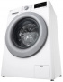 Стиральная машина фронтальная LG F2V3HS4W белый/серебристый (7кг, пар, дозагрузка)