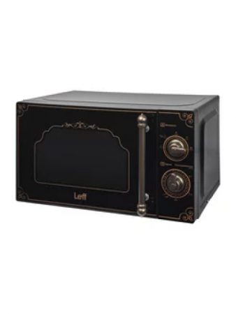 Микроволновая печь LEFF 20MM729B черный ретро  [700w /20л /мех]